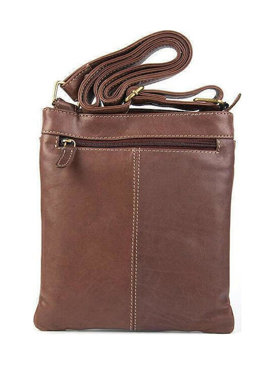Leather Men's Bag Shoulder / Crossbody Brown