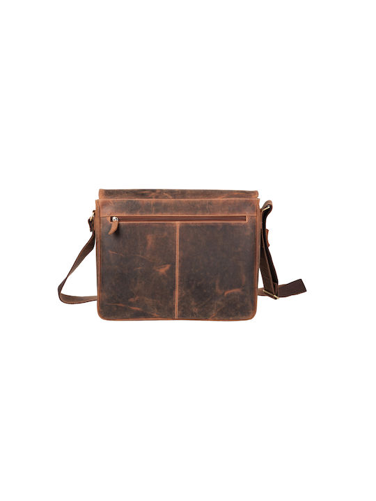 Leather Creations XK Men's Bag Shoulder / Crossbody Brown