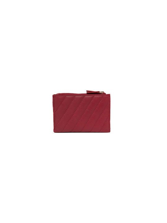 Armonto Large Leather Women's Wallet with RFID Red