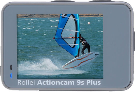 Rollei 9S Plus Action Camera 4K Ultra HD Underwater (with Case) with Touch Screen 1.33" and Wi-Fi Silver