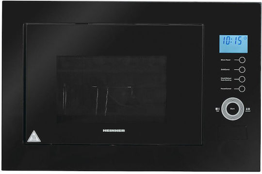 Heinner Cuptor cu microunde încorporat cu Grill 25lt Negru