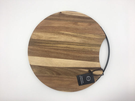 Cryspo Trio Round Wooden Chopping Board Brown 35x35cm 10-