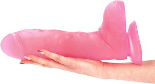Toyz4lovers Реалистично дилдо с Топки и Вендуза Розов 31см