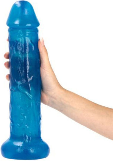 Toyz4lovers Ρεαλιστικό Dildo με Βεντούζα Μπλε 34cm