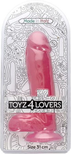Toyz4lovers Реалистично дилдо с Топки и Вендуза Розов 31см