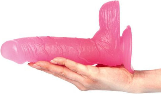 Toyz4lovers Realistisches Dildo mit Hoden und Saugnapf Rosa 24cm