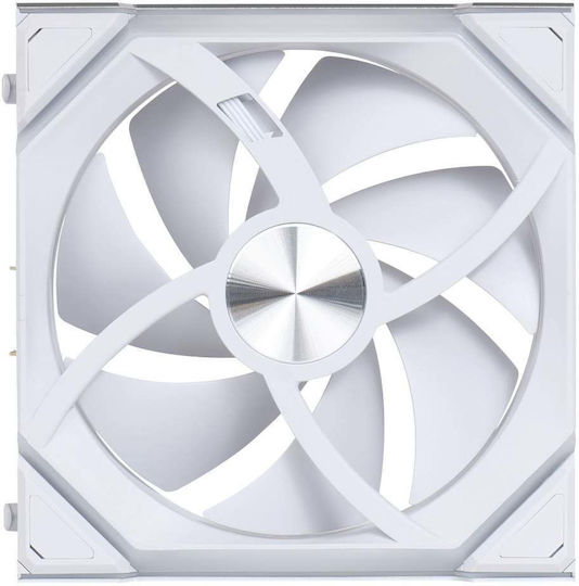 Lian Li UNIFAN SL Wireless Reverse Blade Case Fan 120mm (2000rpm / 64cfm) with RGB Lighting 3pcs White