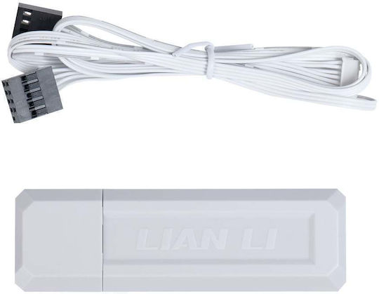 Lian Li UNIFAN SL Wireless Reverse Blade Case Fan 120mm (2000rpm / 64cfm) with RGB Lighting 3pcs White