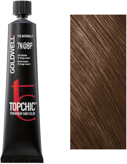 Topchic Permanente Haarfärbemittel 7n@bp Leuchtendes Opal Mittleres Blond 60ml