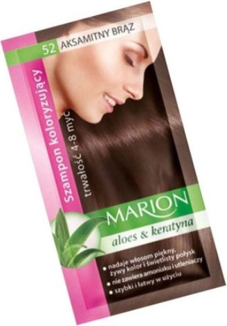 Marion Coloring Shampoo 4-8 Washes 52 Velvet Brown 40ml