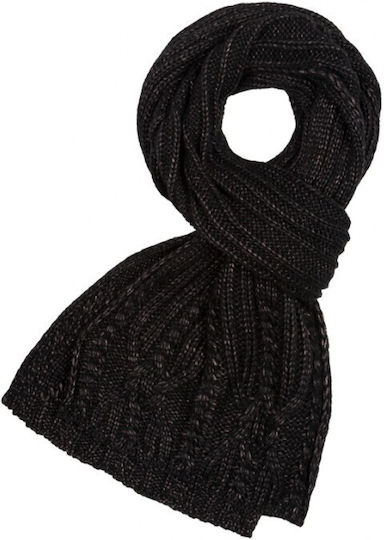 Set with Beanie Knitted in Black color