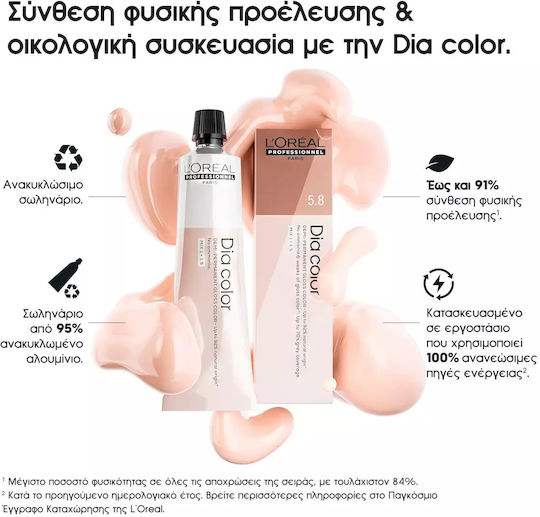 L'Oréal Professionnel Dia Color Temporärer Farbstoff Haarfärbemittel Ohne Ammoniak 6.23 60ml
