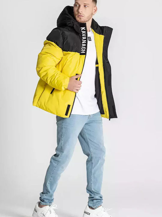 Winter Jacke Puffer Gelb