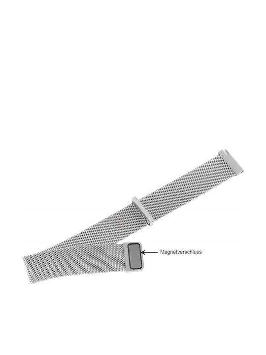 New Era Μεταλλικό Μπρασελέ Ασημί 22mm