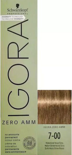 Schwarzkopf Igora Vopsea de Păr fără amoniac 7-00 Blond mediu 60ml