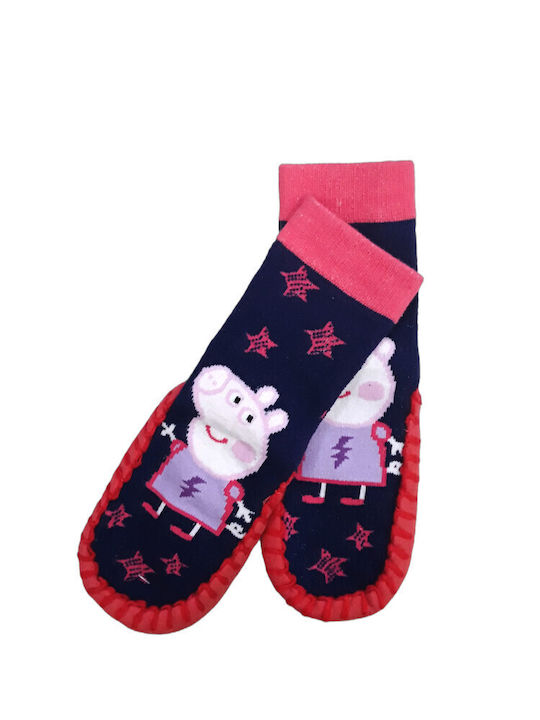 Peppa Pig Șosete Papuci pentru Copii Albastru