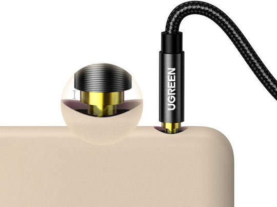 Ugreen Ugreen TRRS 3.5mm Male to 3.5mm Male Audio Cable Blue 2m with Gold Plated Terminals AV112