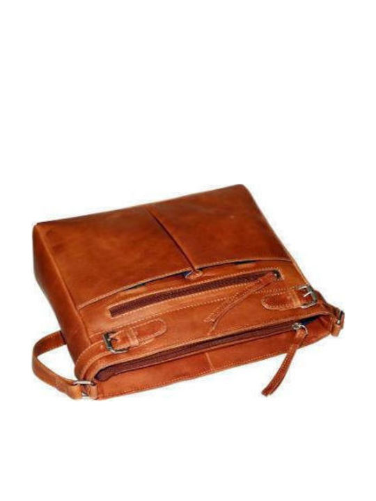 Leder Damentasche Umhängetasche Tabac Braun