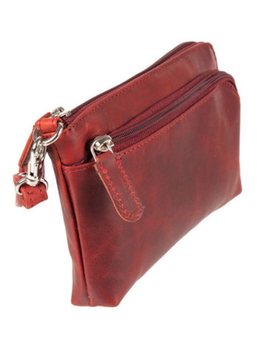 Leder Damentasche Handtasche Rot