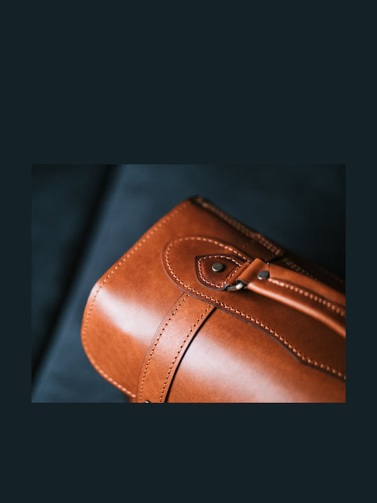 Leder Damentasche Umhängetasche Tabac Braun