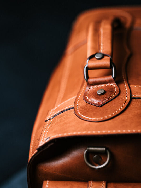 Leder Damentasche Umhängetasche Tabac Braun