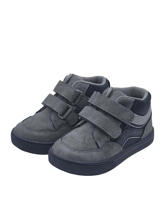 Fester Anatomice Ghete Copii din Piele cu Velcro Gri