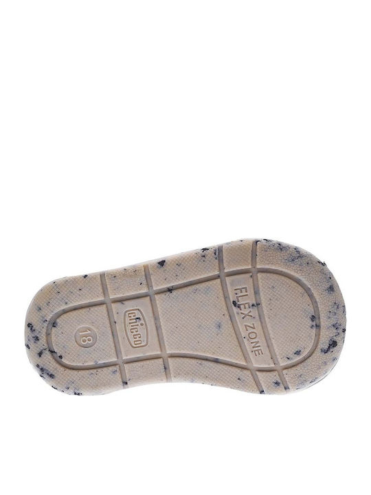 Ginox Anatomice Ghete Copii cu Velcro Albastru