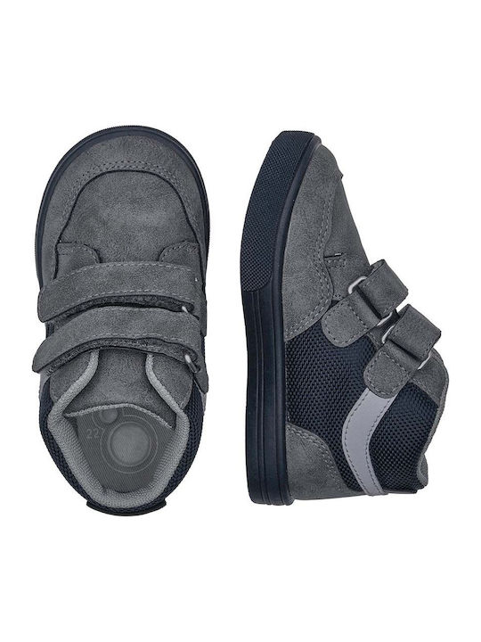 Fester Anatomice Ghete Copii din Piele cu Velcro Gri