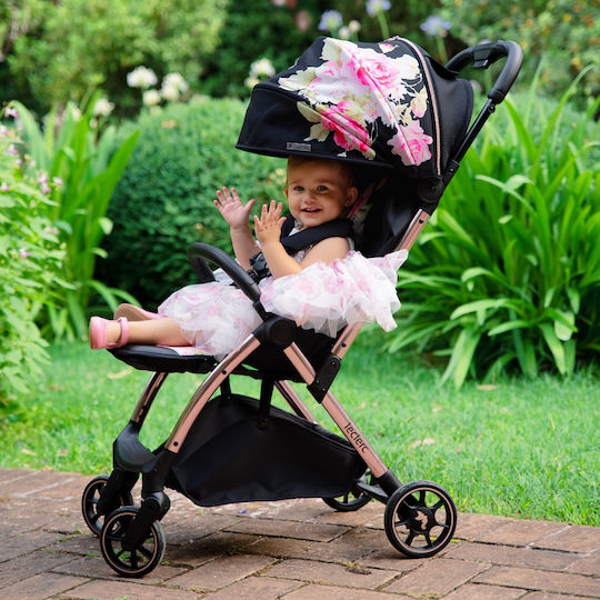 Leclerc Baby Monnalisa Cărucior pentru Bebeluși Potrivit de la 6+ Luni Negru