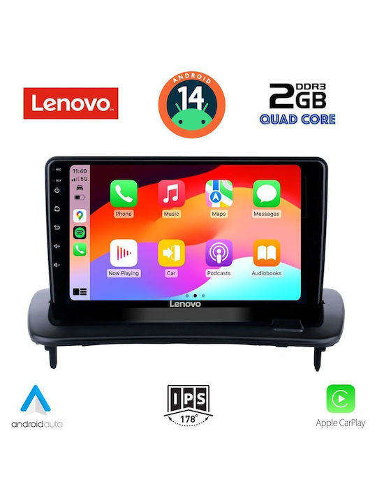 Lenovo Sistem Audio Auto pentru Volvo C30 / S40 2005-2013 (Bluetooth/USB/AUX/WiFi/GPS) cu Ecran Tactil 9"