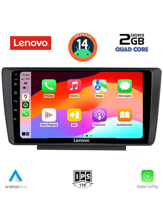 Lenovo Sistem Audio Auto pentru Skoda Octavia 2005-2012 (Bluetooth/USB/AUX/WiFi/GPS) cu Ecran Tactil 9"