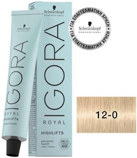 Schwarzkopf Igora Royal Highlifts Hair Dye 12-0 60ml