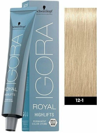 Schwarzkopf Igora Royal Highlifts Vopsea de Păr 12-1 Chantre înflorit 60ml