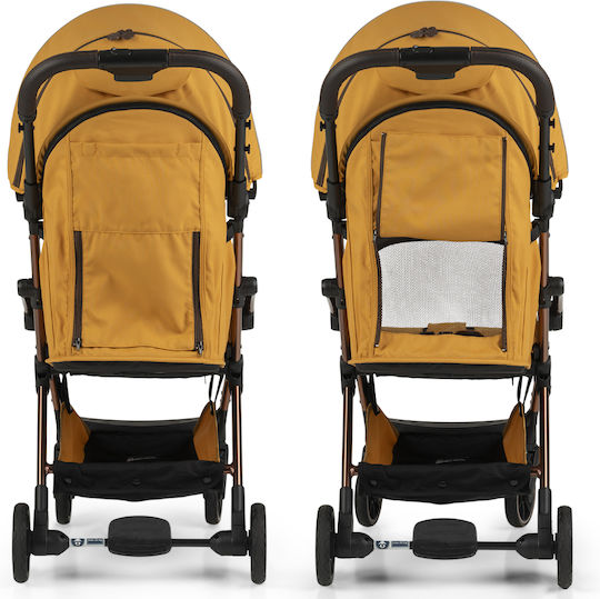 Leclerc Baby Influencer Air Cărucior pentru Bebeluși Potrivit de la 6+ Luni Golden Mustard 6.6kg