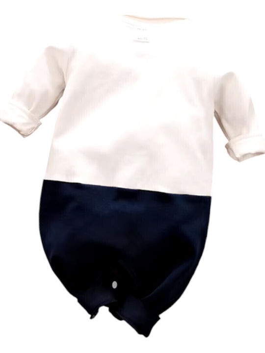 TakTakBaby Baby Bodysuit Dark Blue/White