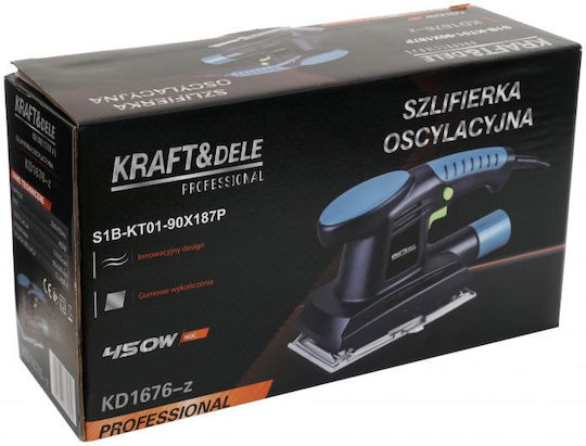 Kraft & Dele KD-1676 Пулсираща шкурка 450W със Система за Аспирация