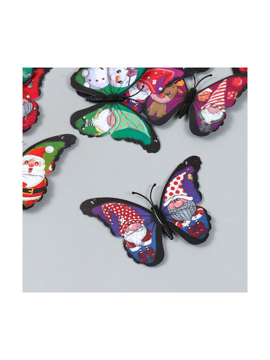 Set Ornamente Fluturi Plastice 8x10cm 12 Bucăți Set Ornamente Fluturi Plastice 8x10cm 12 Bucăți