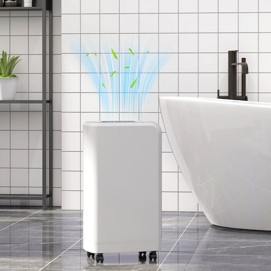 HomCom 821-035V90WT Dehumidifier with Compressor 12lt