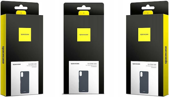 Spacecase Silicone Back Cover Σιλικόνης Μαύρο (Xperia 10 VI)