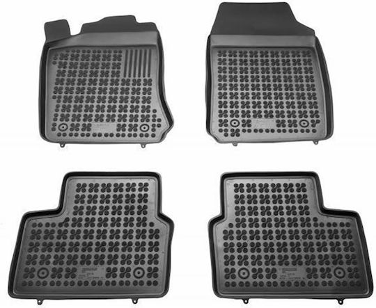 Rezaw Plast Car Mats Set Front and Back 5 Pieces for Opel Vectra 1996 2002 Black