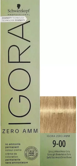 Schwarzkopf Igora Βαφή Μαλλιών 9-00 Ξανθό Πολύ Ανοιχτό Έντονο Φυσικό 60ml