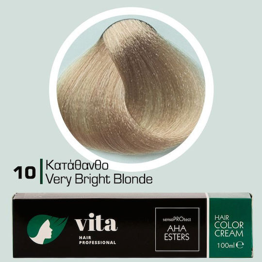 Vita Hair Professional Βαφή Μαλλιών Κατάξανθο 10 100ml