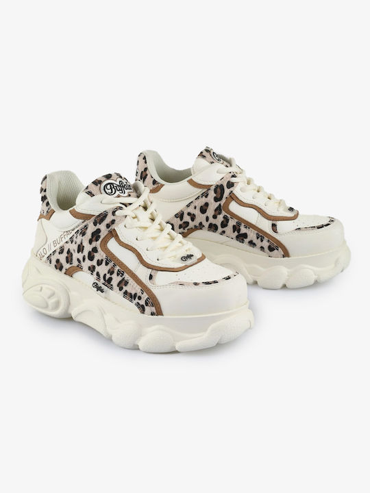 Buffalo Sneakers White / Beige / Leo