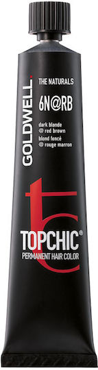 Боя Goldwell Topchic Permanent 6n@rv Тъмно Русо Червеникаво Виолетово 60мл