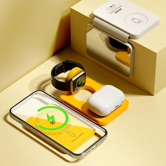 WK Wireless Charger (Qi Pad) 15W Yellows (WP-U172)