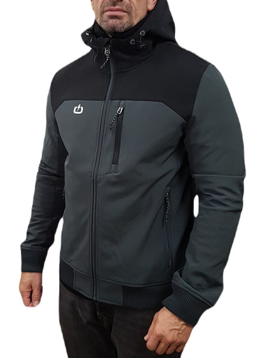 Jacke Bomber D Grey/black, Gray