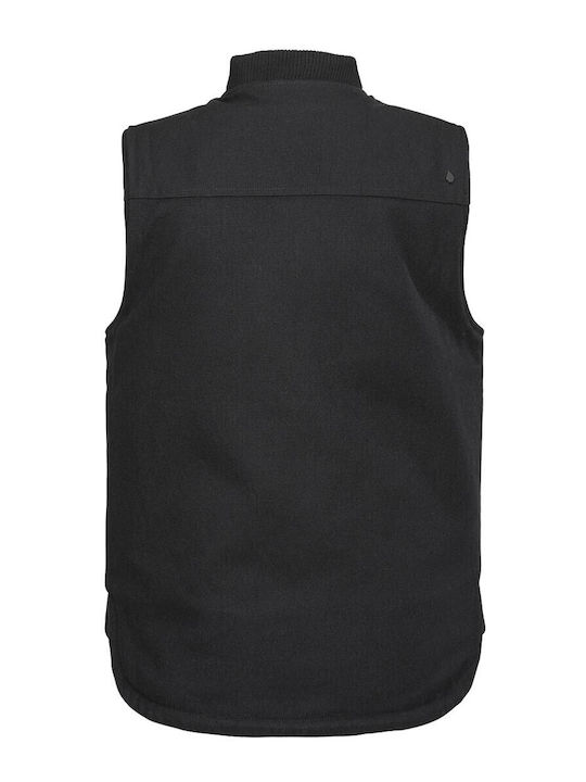 Stone Castine Sleeveless Jacket Waterproof Black