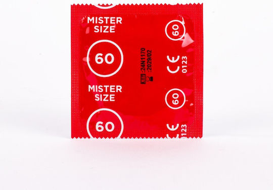 Mister Size Prezervative 100 Buc 60mm Pentru Mărimi Mari Natural Vegan