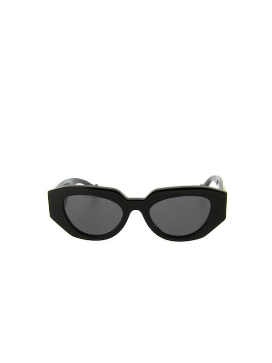 Gucci Women's Sunglasses with Black Plastic Frame and Black Lens GG1421S 001