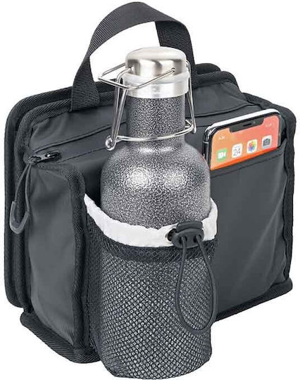 Troika Reisetasche Schwarz Stoff L21xB11xH17.5cm